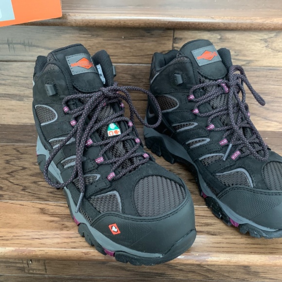 Women’s Merrell Steel Toe Boots size 6.5 - Picture 2 of 6